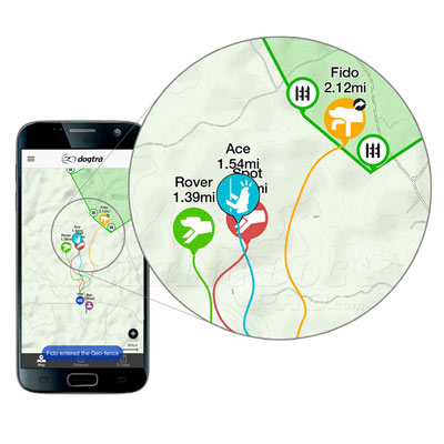 Dogtra Pathfinder App map detail