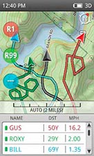 The Garmin Alpha GPS Home Screen