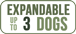 Up to 3 Dogs