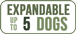 Up to 5 Dogs
