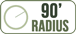 90' Radius