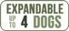Up to 4 Dogs