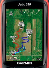 The Garmin Alpha GPS Home Screen