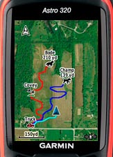 The Garmin Alpha GPS Home Screen