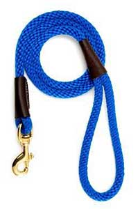 Mendota Blue 4 Foot Snap Leash
