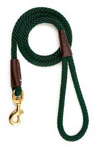 Mendota Hunter Green 4 Foot Snap Leash