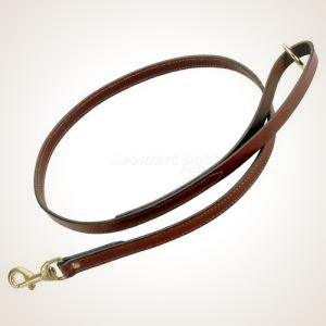 Mendota 3/4" x 6' Leather Flat Snap Leash