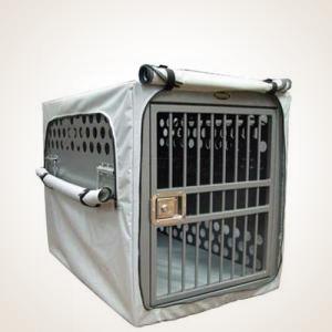 Zinger 3000 Deluxe 30" Dog Crate - Angle