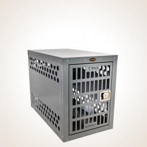 Zinger 3500 Deluxe 38" Dog Crate - Angle
